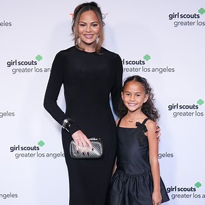 Chrissy Teigen's Daughter Luna Is Her Twin in New Photos