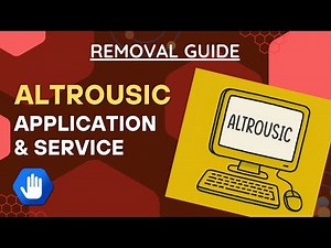 Altrousic (Altrousik) Application and Service Removal Guide