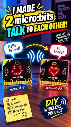 Why you need to try micro:bit radio projects #tech #learning #shorts