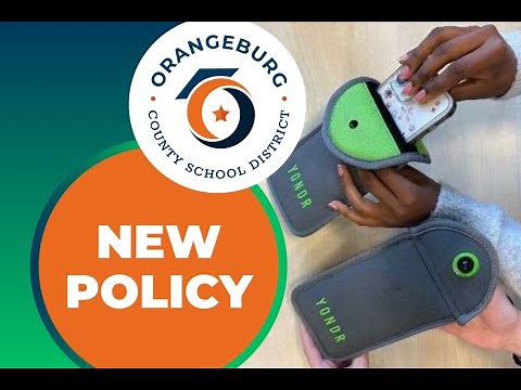 Cell phone-free policy Yondr pouch demonstration video