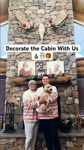 We Gave Our Cabin A Full Winter Glow-Up ❄️ | Decorate The Cabin With Us ✨ #CabinChristmas #Christmas
