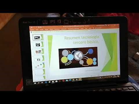 Power point en pantalla completa.