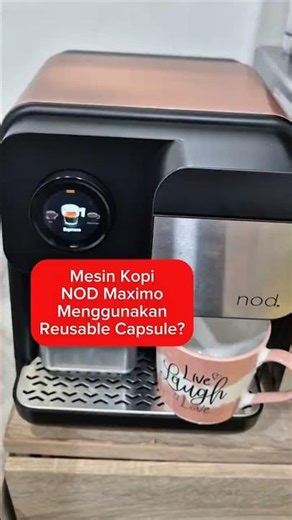 Does the NOD MAXIMO Coffee Machine Use Reusable NESCAFÉ DOLCE GUSTO Capsules? #coffee #nod #nescafe