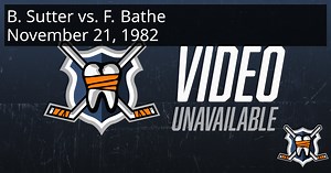 Brian Sutter vs. Frank Bathe, November 21, 1982 - St Louis Blues vs. Philadelphia Flyers | HockeyFights