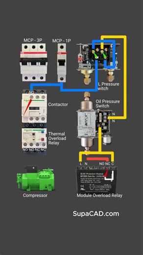 Compressor Safety Control Circuit