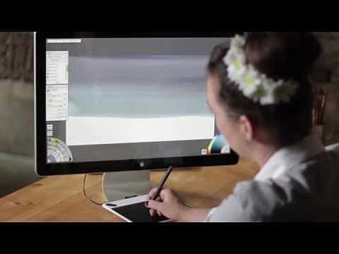 Painting a Watercolour Landscape in ArtRage Lite