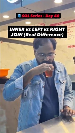 📘 SQL Day 40 – INNER vs LEFT vs RIGHT JOIN | Most people THINK they understand JOINs… but don’t.👇