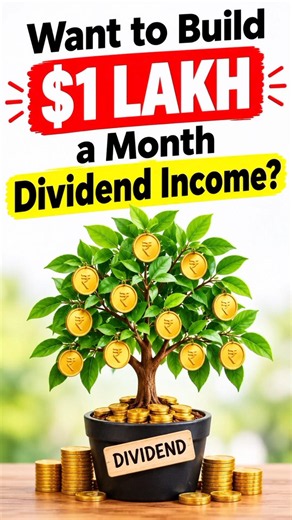 💰 How to Build $1 Lakh a Month in Dividend Income?