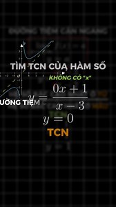 Toán 12 Chương 1 Bài 3: Tư duy tìm nhanh tiệm cận (Phần 1) #learnonreels #akd #flowthinking #thptqg #tnthptqg #thptqg2026 #tnthptqg2026 #2k8 #2k8quyettamdodaihoc | Toán AKD - Luyện thi Toán 10,11,12