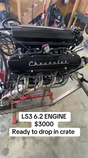 25K views · 275 reactions | LS3 6.2L Engine for Sale High-performance GM LS3 6.2L engine powerful, reliable, and ready to drop in! Perfect for muscle car builds, swaps, or performance upgrades. Delivers 430+ E horsepower with smooth performance and proven durability: Fully tested and ready for installation. Readv to drop in | BNK Auto | Facebook