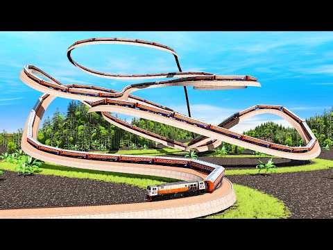 Train Tracks Are Like Tangled Threads | Irregular Damaged Rails | Trainz Simulator 2019