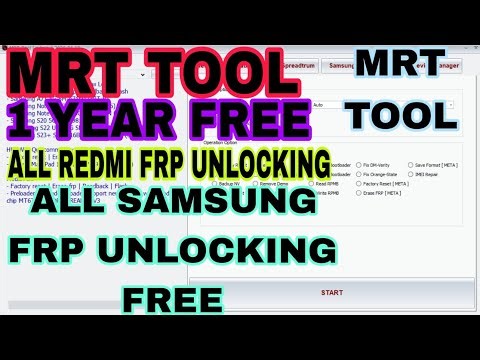 BIG UPDATE MRT TOOL FREE/ QUALCOMM MTK SPD DEVICE UNLOCKING FREE/ #MRT #TOOL #FRP #IMACCOUNTUNLOCK