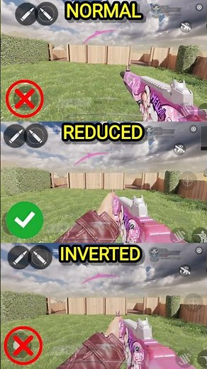 Normal vs Reduced vs Inverted in COD Mobile | Call of Duty Mobile