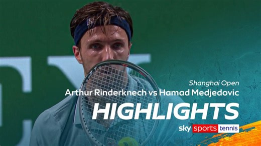 Arthur Rinderknech vs Hamad Medjedovic | Shanghai Open highlights