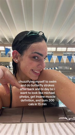 i look goofy but this is the method though trust #swim #backdayroutine #gymtok #gym