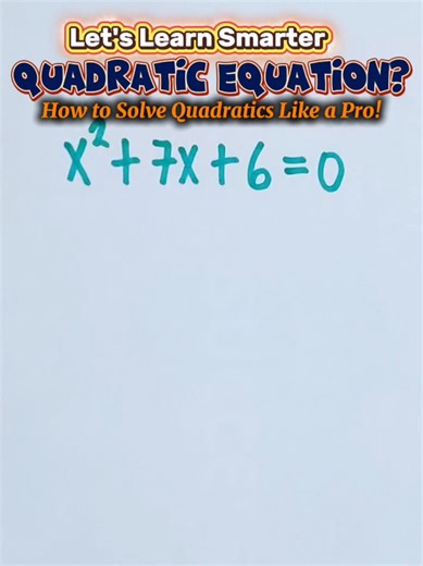 LET'S LEARN SMARTER HOW TO SOLVE QUADRATIC EQUATION LIKE A PRO? #studytok #hacksandtips #LearnOnTiktok #TREND #mathhacks #studysmart #teachersoftiktok #fyppppppppppppppppppppppp #teacherph #HACKS #algebra #mathematics #EQUATION