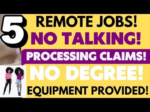 Work From Home Processing Auto & Workers' Comp Claims | 5 Legit Remote Jobs (No Degree)
