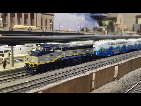 (NEW INTRO & OUTRO) First run of my new HO Scale Sounder cars ft. CDTX 2051 & MORE!
