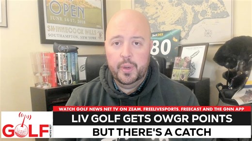 LIV Golf to get limited Official World Golf Ranking points