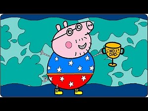Peppa Pig Coloring Pages Coloring Book - Daddy Pig Father's Day Special Coloring Part 2