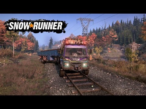 You Won't Believe How Easy Transporting Rail Sections Is in This Mission | SnowRunner Gameplay
