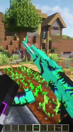 Minecraft [TaCZ]MCS2 gunpack #minecraft #topaddons1 #mods #gaming #music #edit#funk #minecraftshorts