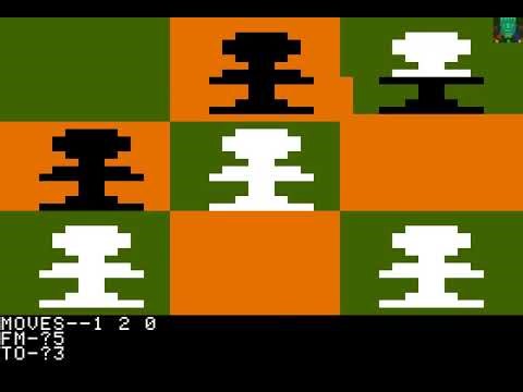 Apple II Game: Hexpawn (1978 Softape)