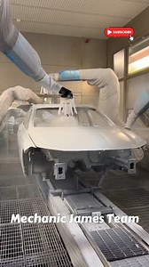 1M views · 3.5K reactions | The Whole Process Of Automobile Manufacturing Painting! | Mechanic James Team | Facebook