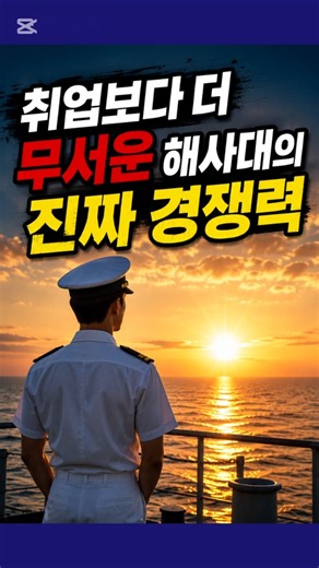취업보다 더 무서운 해사대의 진짜 경쟁력 #목포해양대학교 #해사대학
