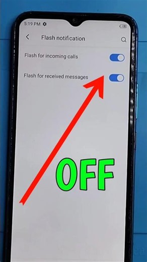 💥 Received messages aane par flashlight ko kaise band kare 🔥| #Flashlight #shorts