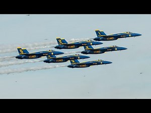 U.S. Navy Blue Angels Maneuvers ✈️ Florida Air Show | Incredible Skills in 4K Plane Spotting
