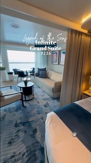 Legend of the Seas || Infinite Grand Suite 9236 #legendoftheseas #royalcaribbean #cabintour #suite