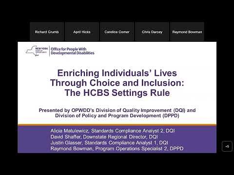 Enriching Individuals’ Lives Through Choice and Inclusion: The HCBS Settings Rule
