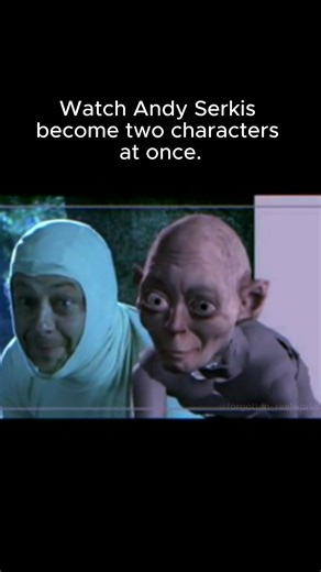 forgotten reelworks | In this scene, Andy Serkis performs Smeagol’s internal conflict in real time — switching posture, voice, emotion, and intent between two... | Instagram