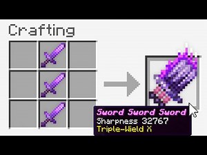 Minecraft UHC but you can craft a 'Sword Sword Sword'..