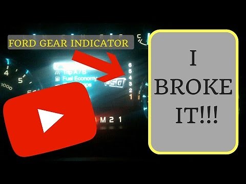 Ford Truck Gear Shift Indicator Display NOT WORKING!!!!
