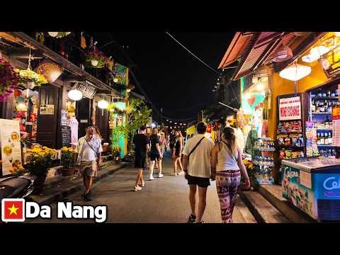 DA NANG Vietnam Nightlife - Hoi An Ancient Town with Stunning Lantern Streets & Huge Tourist Crowd