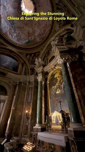 Exploring the Stunning Chiesa di Sant'Ignazio di Loyola | Rome 🇮🇹✨ #walkingtourrome #walkingtours