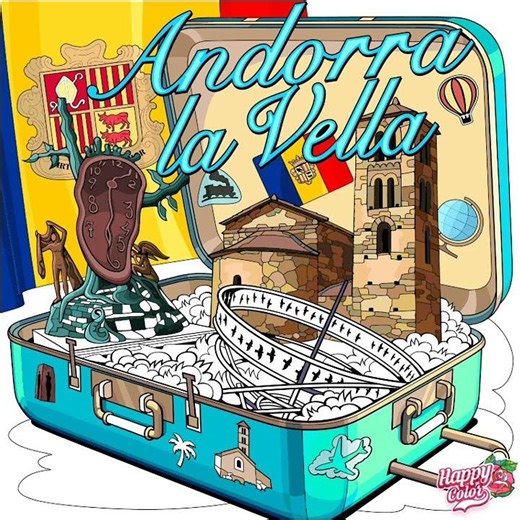 Happy Color - Andorra La Vella Andorra (Andorra La Vella Is The Capital And Largest City)