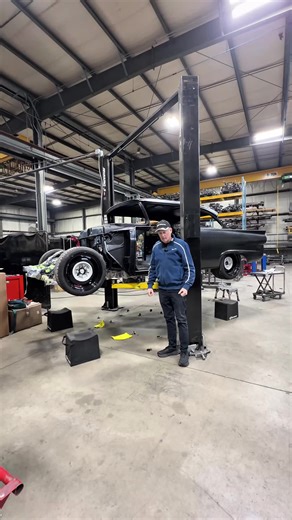Progress update on the ‘57 Ford Custom We’ve officially got the G-Machine Chassis powder-coated chassis and sitting pretty underneath. The powder-coated wheels are finally on 👀 Next up: finishing the final bodywork before we head into the paint booth! It’s all about the details in this stage. What color do you think this classic should be? Drop your suggestions below! 👇 #ClassicCars #57Ford #Customline #RestorationProject #CarRestoration