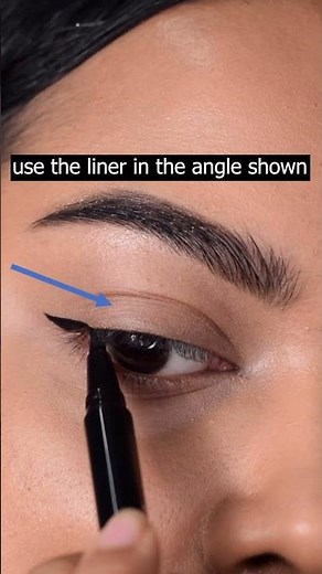 Easy Half Winged Eyeliner Tutorial | beginner friendly & hooded eyes | nyx epic ink #wingedeyeliner