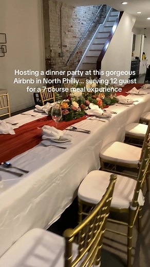 Culinary Delight: Dinner Party at a North Philly Airbnb