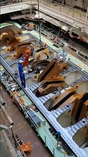 Le plus gros moteur du monde qui déplace des navires