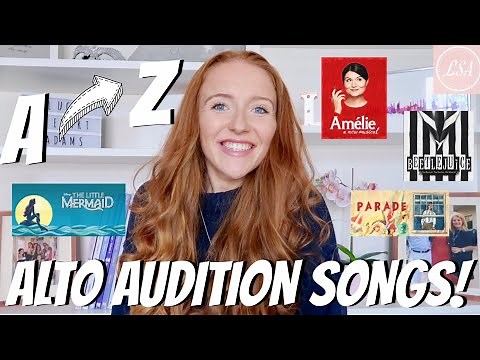 30 MUSICAL THEATRE AUDITION SONGS FOR ALTOS! A-Z AUDITION LISTS - Lucy Stewart-Adams
