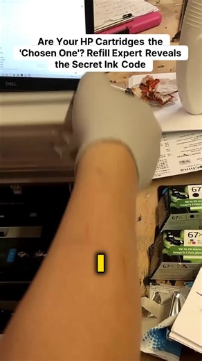 Wait until you hear what a refill expert says about the HP 67 series! Apparently, not all cartridges are created equal—some are the elusive chosen ones built to be refilled repeatedly, while starter packs are setting you up for that dreaded E0 error. Are you running an XL? Your chances of getting a refillable gem skyrocket, according to the source. We're diving deep into the black and color yield tests and exposing the truth behind sponge fatigue. See the actual page counts! \\#HPCartridge \\#Re