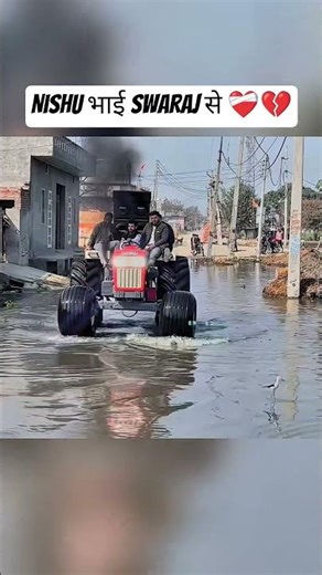 Nishhu Bhai was going somewhere with Swaraj tractor 💔❤️‍🩹💯🔥🔥❤️‍🩹💔❤️💗🥰👑🌾💪
