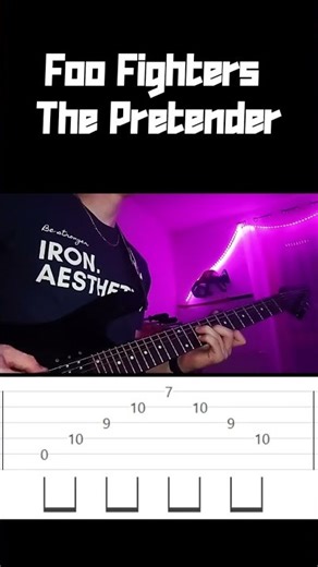 Foo Figters - The Pretender Standard Tuning #tab #guitartabs #guitar #foofigthers #cover