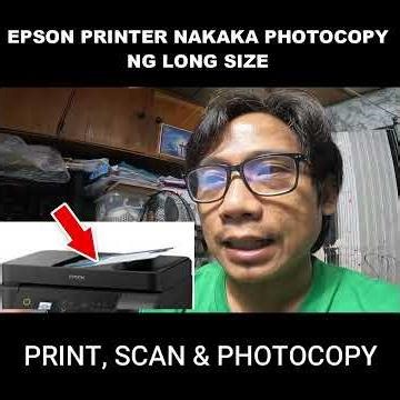 EPSON PRINTER NAKAKA PHOTOCOPY XEROX NG LONG LEGAL SIZE BOND PAPER #epsonprinter #bhentech