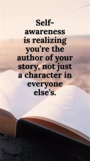 Self-awareness is realizing you’re the author of your story, not just a character in everyone else’s. 📖✨ Stop living on autopilot in other people’s narratives. You hold the pen—write the chapters that matter to YOU. #SelfAwareness #MainCharacterEnergy #PersonalGrowth #MindsetShift #SelfDevelopment​​​​​​​​​​​​​​​​