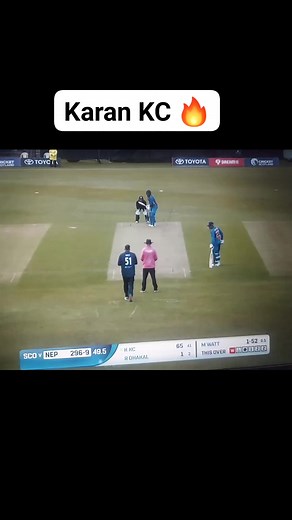 Karan KC is Hero of Nepal Cricket Team ❤️🏏🔥🔥 #karankc #NepalCricket | Sports Samachar